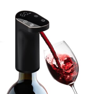 STöK (ST-AD01) Smart Alcohol Dispenser and Wine Aerator, Peg Measurer Dispenses 1-999ML with Instant Wine Aeration and Self Cleaning