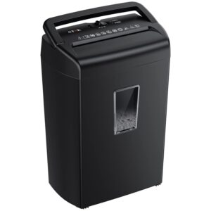 STöK (ST-35CC) 10-Sheet Cross Cut Paper Shredder, 21 Liter Bin for Home & Office Heavy Duty Shredder for Credit Card, Staple, Clip with Transparent Window (One Year Offsite Warranty)